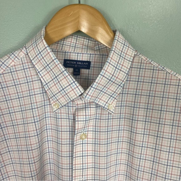 Peter Millar Crown Crafted Button Down Shirt Mens XL - Picture 2 of 6